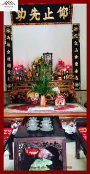 Bộ hoành phi phòng thờ chữ Đà- Giang- Sơn- tản- Thuỳ- Vĩnh